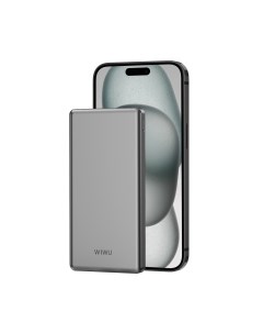 Внешний аккумулятор Ultra Slim Power Bank Wi P013 10000mAh Gray Wiwu