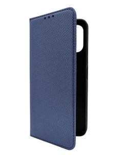 Чехол книжка для Xiaomi Redmi 12C нейлон синий Miuko