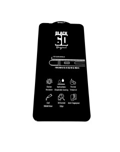 Защитное стекло для Samsung Galaxy A10 A10S повышенной прочности 6D черное Mossily