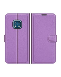 Чехол Wallet для смартфона Nokia XR20 фиолетовый Printofon