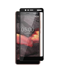 Защитное стекло на Nokia 5 1 2018 Silk Screen 2 5D черный X-case
