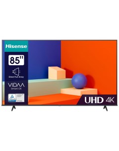 Телевизор 85A6K 85 216 см UHD 4K Hisense