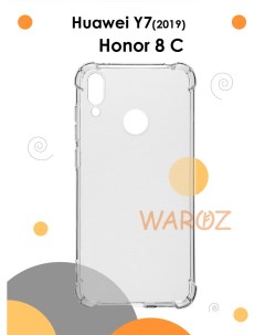 Чехол для Huawei Y7 2019 противоударный силиконовый Waroz