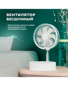 Вентилятор напольный настольный 2037829295902 белый Nobrand