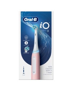 Электрическая зубная щетка iO3 Blush Pink розовый Oral-b