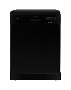 Посудомоечная машина F68 1430 B отдельно стоящая 8 программ 3 корзины цвет черн Hiberg