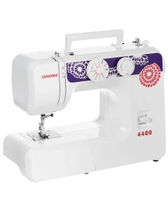Швейная машина 4400 белый фиолетовый Janome