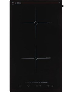 Встраиваемая варочная панель индукционная EVI 320 2 BL черный Lex