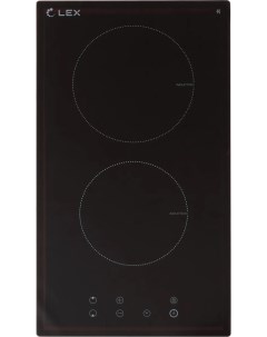 Встраиваемая варочная панель индукционная EVI 320 BL черный Lex