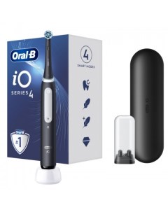 Электрическая зубная щетка iO 4 черный Oral-b