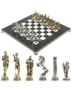 Шахматы подарочные Икар мрамор змеевик 32 см 122678 Lavochkashop