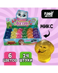 Лизун Гриб 12 шт Funny toys