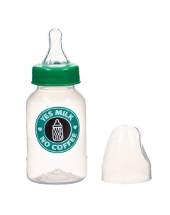 Бутылочка для кормления Yes milk 150 мл цилиндр цвет зеленый Mum&baby