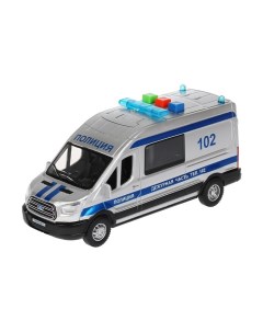 Машина Ford Transit полиция свет звук 16см Технопарк