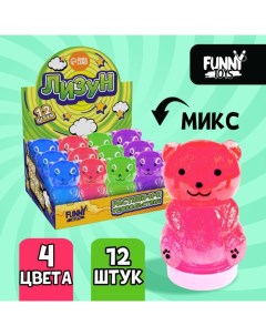 Лизун Мишка цвета МИКС Funny toys