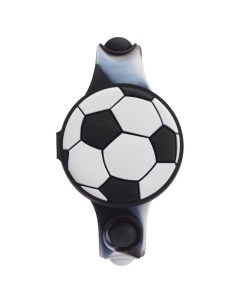Часы наручные электронные детские Футбольный мяч ремешок pop it l 22 5 см Nobrand