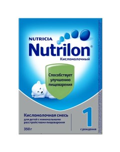 Смесь 1 кисломолочная для новорожденных 350 г Nutrilon