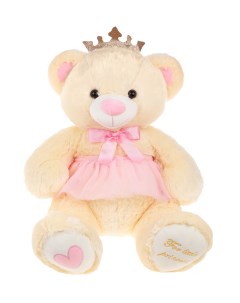 Мягкая плюшевая игрушка Мишка Принцесса 40см Fluffy family
