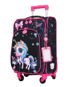Чемодан детский DS 50 среднего размера S розовый Bags-art