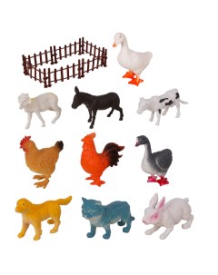 Игровой набор Q902 Домашние животные и птицы 10 фигурок Tongde