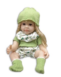 Виниловая кукла для малышей пупс 33см Nobrand