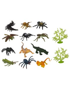 Игровой набор животных и насекомых 9618 55 12 фигурок Tongde