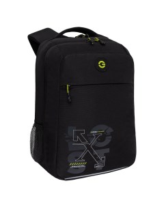 Рюкзак школьный RB 456 5 с карманом для ноутбука 13 анатомический черный Grizzly