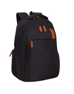 Рюкзак RQ 310 1 деловой с карманом для ноутбука 15 два отделения мужской черный Grizzly