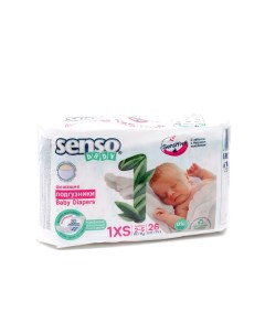 Подгузники Sensitive Senso baby