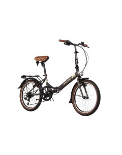 Велосипед 20 складной AURORA коричневый 2024 Novatrack