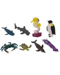 Игровой набор морских животных Q502 8 8 фигурок Tongde