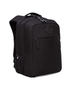 Рюкзак школьный RB 456 1 с карманом для ноутбука 13 анатомический черный Grizzly