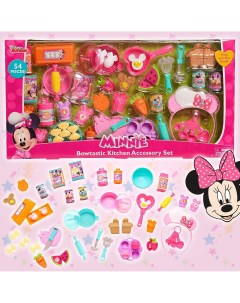 Игровой набор для девочки Кухня Минни Маус Дисней 54 предмета Disney