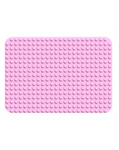 Конструктор Строительная пластина 404 шипа цвет розовый 1049 Gorock