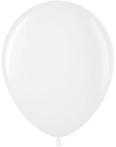 Воздушные шарики Белый металлик в упак 100 шт размер 12 Miraculous