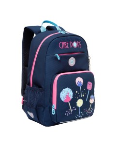 Рюкзак школьный RG 464 2 с карманом для ноутбука 13 анатомический синий Grizzly