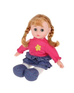 Кукла мягконабивная озвученная 30 см арт M0941 Наша игрушка