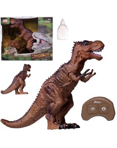 Динозавр Junfa на р у Тиранозавр Рекс коричневый пускает пар звук свет коричневый Junfa toys