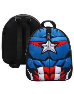 Рюкзак детский на молнии 23 см х 10 см х 27 см Капитан Америка Мстители Marvel