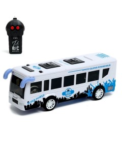 Автобус радиоуправляемый Городской 1 40 работает от батареек цвет белый Nobrand