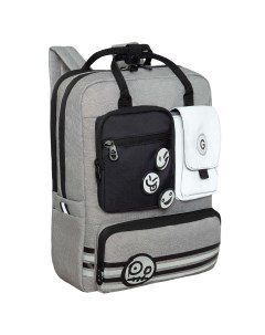 Рюкзак RD 343 1 молодежный для девушки модный и практичный светло серый Grizzly