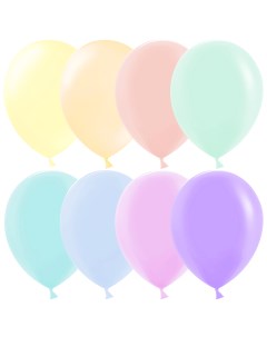Воздушные шары на день рождения макарунс 100шт Мосшар