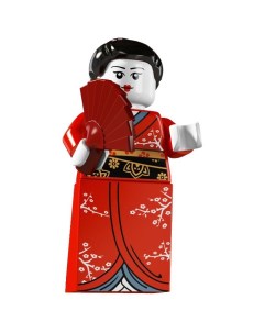 Конструктор Minifigures Серия 4 Девушка в кимоно 8804 2 1 фигурка 6 дет Lego