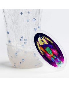 Слайм Стекло светящийся слайм бесцветный с декоративным наполнителем 260 г Слайм стекло
