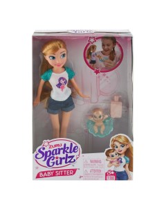 Игровой набор Кукла с пупсом 8 предметов Sparkle girlz