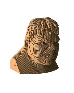 3D конструктор бюст Халк 5cult