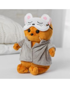 Мягкая игрушка Кот Бисквит в пижаме 30 см Milo toys