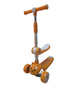 Детский самокат YL 3302 оранжевый Luxmom