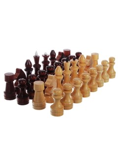 Шахматные фигуры обиходные 16 5x11x5см фигуры h44 70мм d 24мм в картон уп Nobrand