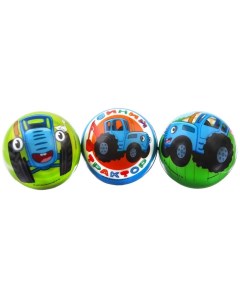 Мягкий мяч диаметр 6 3 см МИКС 12 шт Синий трактор